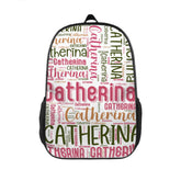 Personalized Kid Backpack for Kids Word Art Names